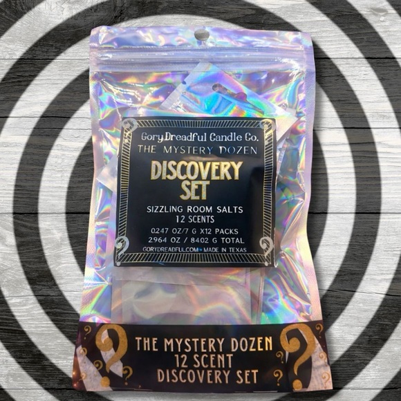 Gory Dreadful Candle Co Other - DISCOVERY SET: The Mystery Dozen Sizzling Room Salt Crystal Potpourri